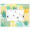 Yzrwebo Bilderrahmen mit Ananas-Muster, 10,2 x 15,2 cm, Ananas-Bilderrahmen, horizontal, Tischdisplay oder Wandmontage, Holz-Bilderrahmen für Fotos, Geschenk, Heimbüro-Dekor