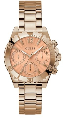 Guess Montre Multifonction Ton Or Rose, Ton Or Rose, One, Moderne