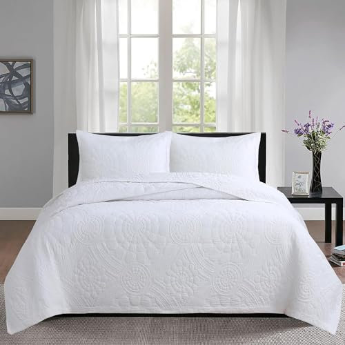 ELzEy Tagesdecke Bett Bettüberwurf Überwurf Ornamente 240x260 cm Sofaüberwurf Steppdecke Sofa Decke Überwurfdecke Tages Decken Betthusse Überdecke Gesteppte Tagesdecken (Color : @1, Size : 240x260cm)