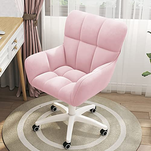GYDUHYE Bürostuhl, Gaming-Stuhl, Computerstuhl, höhenverstellbar, Drehstuhl, Samt, gepolsterter Sessel, moderner getufteter Computerstuhl, ergonomischer Arbeitsstuhl für Zuhause und Büro, Arbeiten