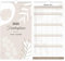 Familienplaner 2025 - Kalender 2025 Familienplaner von Janury bis Dezember, Familienkalender 2025 mit 5 Spalten, Großer Monatskalender, Ferientermine & Zusatzinfos, 43.4 x 23.5 cm