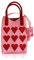 BSITSSS Rosa Herz Handytasche zum Umhängen, Klein Handy Tasche Damen Umhänge, Handy Umhängetasche für Griff, Multifunktionale Handytasche Damen zum Umhänge, Mode Umhängetasche für Handy