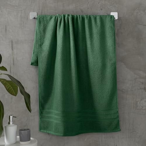 Catherine Lansfield Zero Twist Cotton 50x85 cm Hand Towel Forest Green