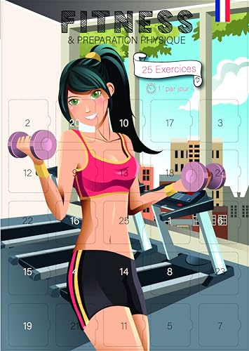 Fitness Adventskalender | 25 Übungen vor oder nach einer Veranstaltung | 25 Tage Countdown für Damen | 25 Fächer zum Öffnen DIN A3