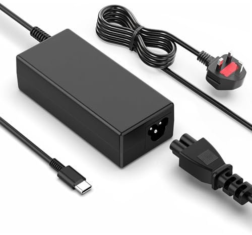 Jeestam 45W USB C Chromebook Laptop Charger for HP, Dell, Lenovo, Acer, Asus, Samsung Chromebook, Google Type C Fast Charging Power Adapter