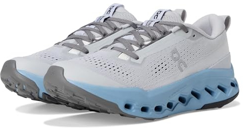 On Women's Cloudsurfer Trail 2 Sneaker, Glacier/Dust, 9 UK