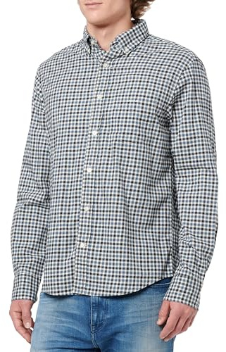 Gant Herren Reg Twill Gingham Shirt Hemd