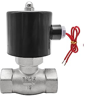Électrovanne à vapeur 1 en acier inoxydable, électrovanne normalement fermée 24V 12V 220V 110V(24VAC)