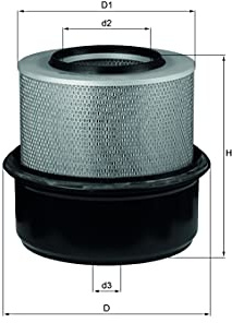 MAHLE LX 80 Luftfilter für Mercedes-Benz MK u.a.