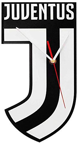 Giemme articoli promozionali - Orologio Parete Juventus Quadrato Prodotto Ufficiale Idea Regalo Calcio Serie A