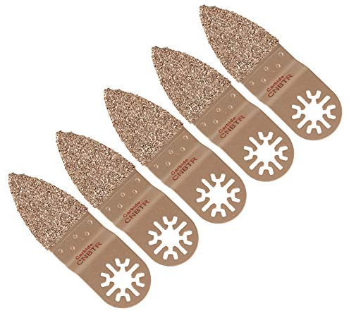 CNBTR 5pcs 37mm gelb Universal Finger Hartmetall Raspel oszillierende MultiTool