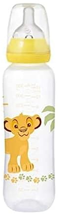 Tigex Air Control Biberon | +6 Mois | 330 ml | Tétine En Silicone | Anti-Colique | Sans Bpa | Disney Bambi Ou Simba - modèles aléatoire