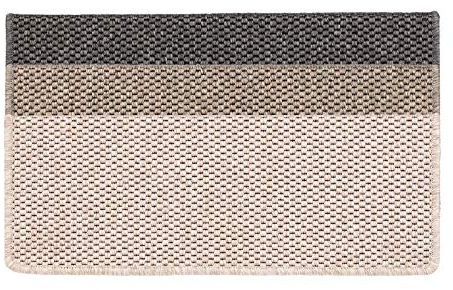 casa pura Stuffenmatten innen 1 Stück, rechteckig Selbstklebend in Sisal-Optik Treppenstuffen Matten beige 65x23,5 cm Kalkuta