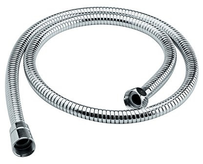 Nuie A391 ǀ Modern Bathroom Shower Accessories Flex Hose, 1500mm, Chrome, Silver