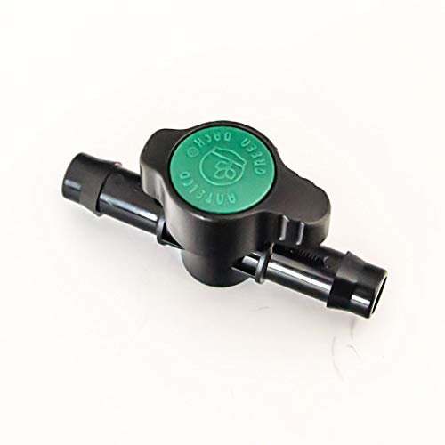Pisces 13mm (1/2 Inch) 2 Way Flow Tap for Pond or Garden Hose Pipe Inline Barbed Fitting