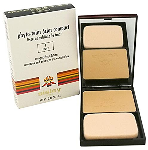 Sisley Phyto-Teint Eclat Compact 01 Ivory unisex, kompakt-Grundierung 113 g, 1er Pack (1 x 0.088 kg)