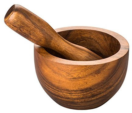 Premier Housewares 1104629 Socorro Pilon/Mortier Bois d'Acacia