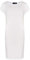 A2Z 4 Kids Girls Dresses Plain Short Sleeves Cap Slim Fit Stretch Bodycon Midi Maxi Comfortable Summer Party Fashion Dress Top Age 5-13 Years White