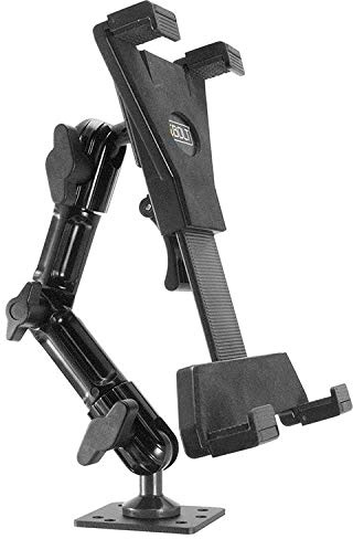 iBolt TabDock FixedPro 360 -Heavy Duty Metal 8 Multi-Angle Drill base mount for all 7 - 10 tablets (iPad, Nexus, Samsung Tab) For Desks, Tables, Countertops : Great For Homes, businesses, etc.