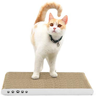 Conlun - rascador Gato Carton con Textura Premium para rayar, Duradera, Reversible