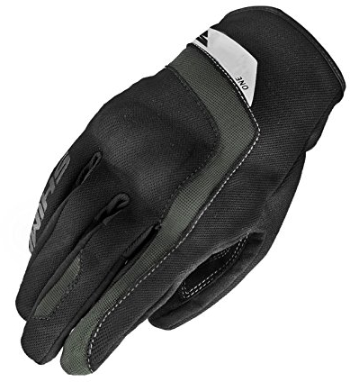 SHIMA One Lady - Guantes de Motocicleta para Mujer, ventilados, de Malla de Verano, con Protectores de Nudillos y Dedos, Palma Reforzada (Negro, XS)