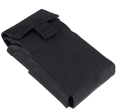 Gexgune Tactical Shotgun Shell-Halter Molle Ammo Shot Shell-Tragetasche 12 GA Runden (Schwarz)