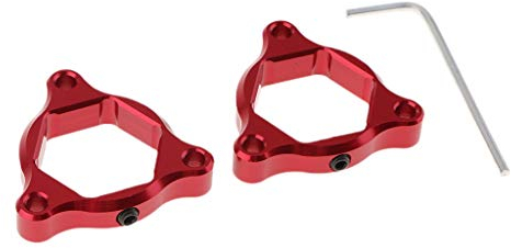 Coppia Di Regolatori Di Precarico Forcella Anodizzata Esagonale Anteriore Per Moto CNC 22mm Per HONDA CBR 929RR CBR1000RR CBR 600RR CBR 954RR - Rosso