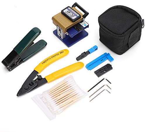 FTTH Fiber Optic Stripping Tool Kit Include FC-6S Fiber Cleaver +CFS-3 Fiber Optic Stripper