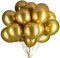 12 Zoll Luftballons Gold Helium,Metallic Luftballons Goldene 50 Stücke Latex Ballons Ø 30 cm für Hochzeit Valentinstag Geburtstag Taufe Kommunion Party Deko