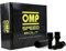 OMP SPEED Set Tornillos Desplazantes para Llantas PCD DIN 10.9, Tornillos Ajustables M12X1.50 LLAVE 17/19 L: 33, Color Negro