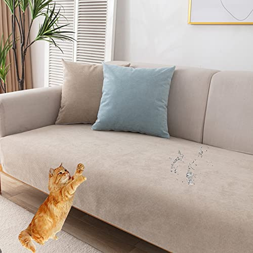 WYJHNLBEDC Wasserdicht Sofa/Couch überwurfdecke Khaki 70x90cm | Hundedecke & Hundematte, Sofaschutz, Kratzschutz für Katzen & große Hunde, wasserdichte Decke für Sofa/Auto/Outdoor