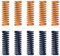 Stampante 3D molle,Molle stampante 3D,Molle di Compressione, Accessori per stampanti 3D,Ender 3 scheda madre inferiore Connect livellamento,8mm*25mm,10 PCS