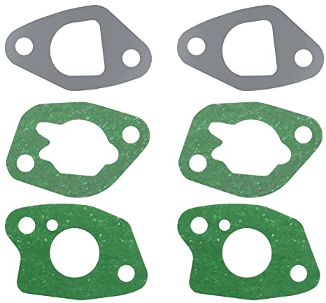 YINETTECH 2 Colocar Juegos de Juntas de Carburador 16221-ZH8-801 Compatible con Honda GX120 GX140 GX160 GX200 168F Motor de Gasolina Carburador Filtro de Aire Junta de Protección Térmica