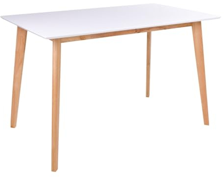 House Nordic Esstisch Vojens Weiß/Natur 120cm