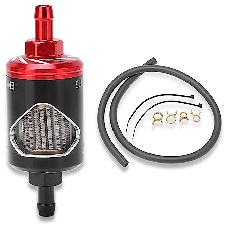 Filtro benzina, kit filtro carburante benzina moto con tubo carburante da 60 cm per R1 R6 R3 XMAX155 XMAX300 NMAX155