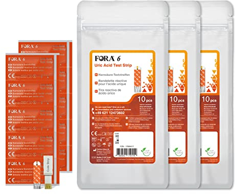 FORA Harnsäure-Teststreifen 10pcs (bag) x3