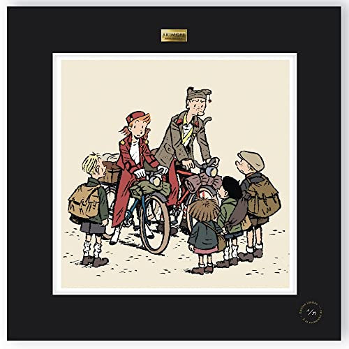 Akimoff Collections Collectible Poster Spirou and Fantasio, Hope Against All Odds T1 (40x40cm)