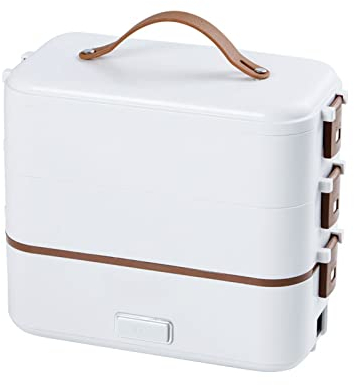 Boîte à lunch électrique, boîte à lunch thermique personnelle, chauffe-plats portable, plateau en acier inoxydable de qualité alimentaire, scelle les boîtes à lunch chauffantes anti-fuite 110 V-240 V/