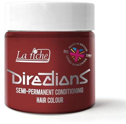 La Riche Directions Semi-Permanent Hair Color 100ml Tub - Vermillion Red