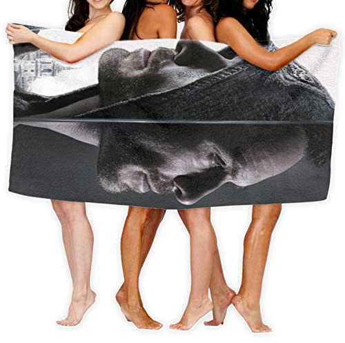 RHODAN Spiele Strandtücher,strandhandtuch,Badetuch Groß,Anime Merch,handtücher Grau,saugfähig,schnell Trocknend (3,100x200 cm)