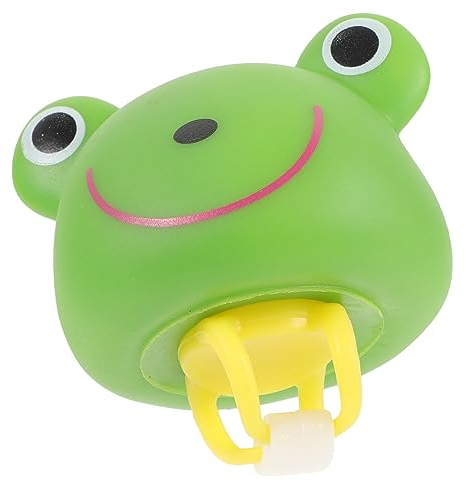 BESPORTBLE Fahrradklingel Frosch- -Spielzeug Hupe für Frosch-Fahrradzubehör Anti-Verlust-Klingeln Straßenglocken läuten Multifunktionsglocken die Klingel Trompete Helmlicht Kind Ohne