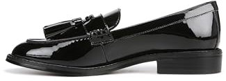 Franco Sarto Carolynn Damen-Slipper mit Quasten, niedrig, Schwarz Lack, 42 EU