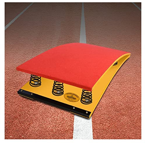 Sportausrüstung für Erwachsene für Turner/Turner/Übungen, tragbares gebogenes Sprungbrett mit 9 Federn, ideal für den Schul- oder Heimgebrauch