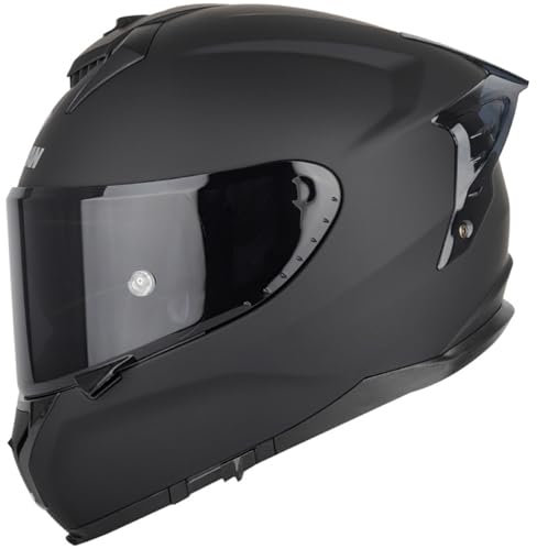 Caschi moto integrali con doppia visiera casco moto da strada casco da cross motocross omologato DOT/ECE per uomini e donne adulti,E,XL