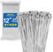 100 Pezzi Fascette in Inox Inossidabile 300mm×4,6mm Fascette Metalliche Autobloccanti Tensione 122kg Fascette Metallo Elettricista 304 Fermacavi per Fasci Cavi Manutenzione del Giardino