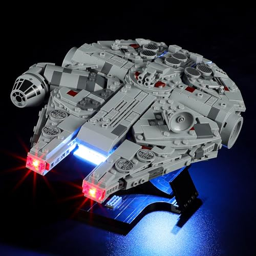 BRIKSMAX Led Licht für Lego Millennium Falcon 75375 - Compatible with Lego Star Wars Bausteinen Modell - Ohne Lego Set