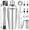POFIBO Shaker da cocktail I 750 ML I Boston Shaker I shaker a chiusura fissa e sigillante, in acciaio inox, set da 15 baristi per casa, bar, NEWP-MIXER-03007
