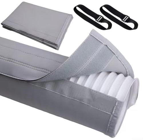 Emiif Portable Air Conditioner Hose Cover Wrap - AC Hose Duct Vent Cover Sleeve Insulated Hose Cover For Portable AC For Diameter Exhaust Hoses Tube-150 * 54cm