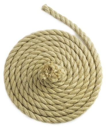 Floordirekt Juteseil 50m 10mm Dicke Juteschnur, Tau Seil aus 100% Natur Jute extra Starke Juteband Schnur, Kordel Garn, Garten Dekoration, Bastelarbeiten Kratzbaum