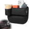 Supaway Auto Sitz Aufbewahrungsbox Auto Seiten Taschen Organizer PU Seitentaschen Organizer Vorne mit Getränkehalter und USB-Ladeloch für Handys, Geldbörse, Karten, Münz, 1 Stück
